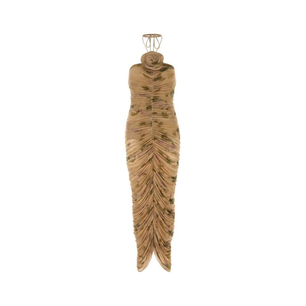 Magda Butrym Women Printed Stretch Mesh Dress